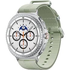 Galaxy Watch8 Classic | 46 мм | White | Athleisure/Sage | S/M, Размер: 46 мм, Цвет: White, Тип ремешка: Athleisure, Цвет ремешка: Sage, Размер ремешка: S/M, Подключение часов: Bluetooth / Wi-Fi
